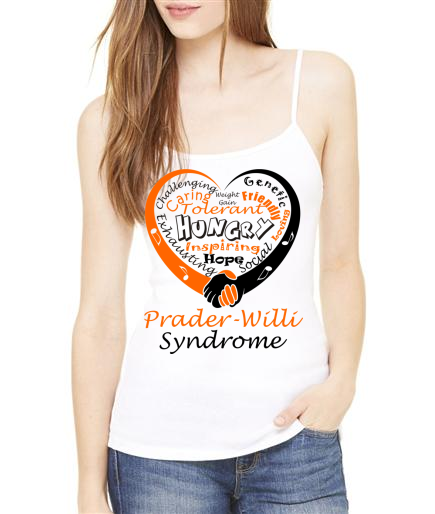 Prader - Willi Syndrome Ladies Tank Top Strap Front